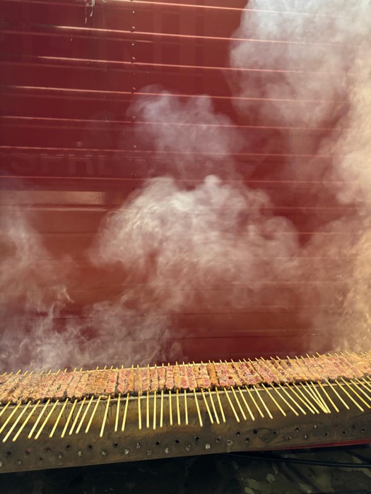 Arrosticini alla brace per la Festa di San Martino